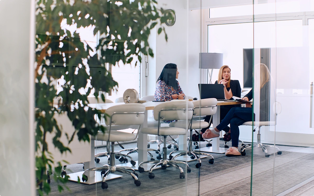 Legal professionals in a meeting