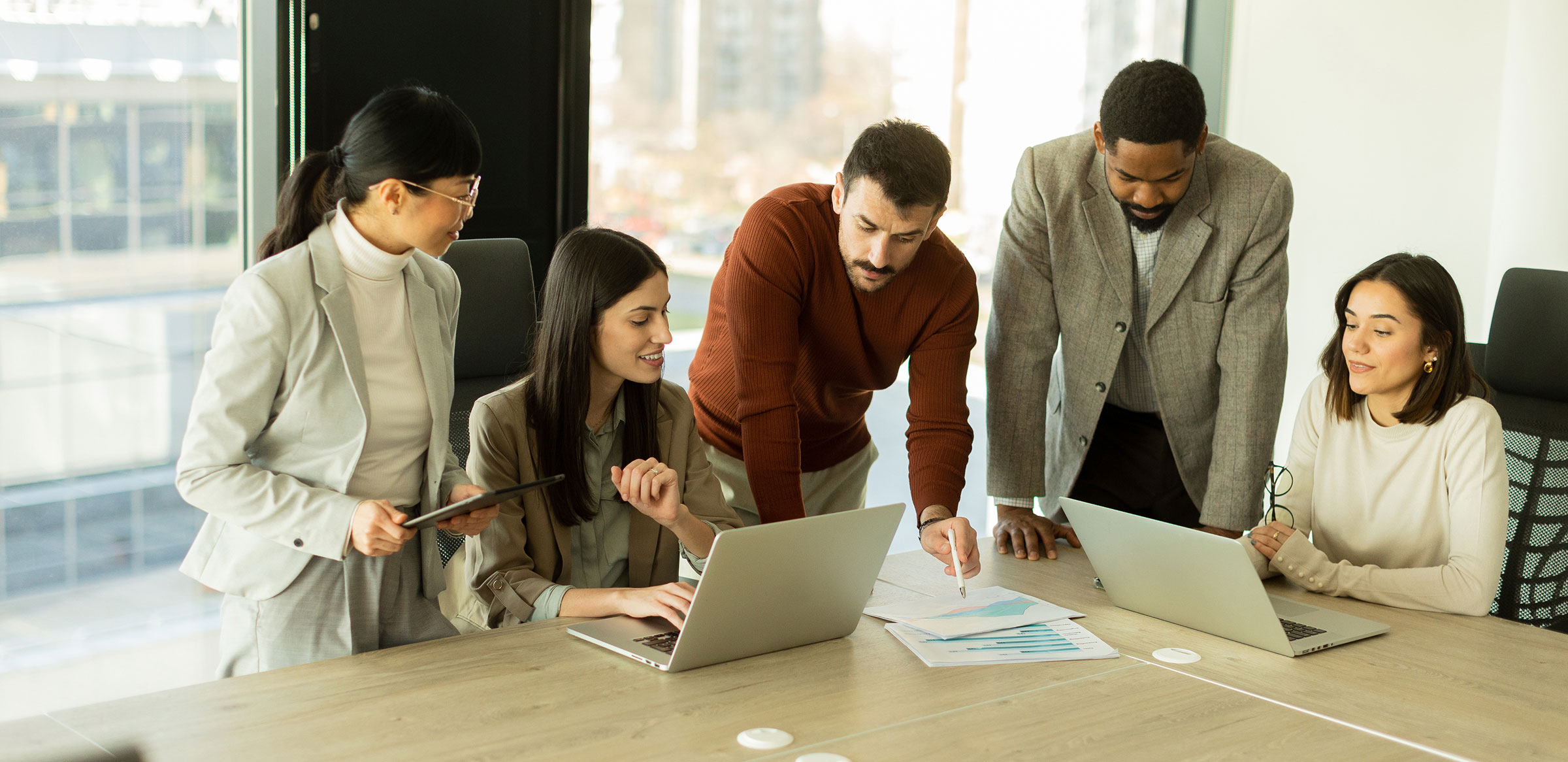 Finance team using Emailgistics